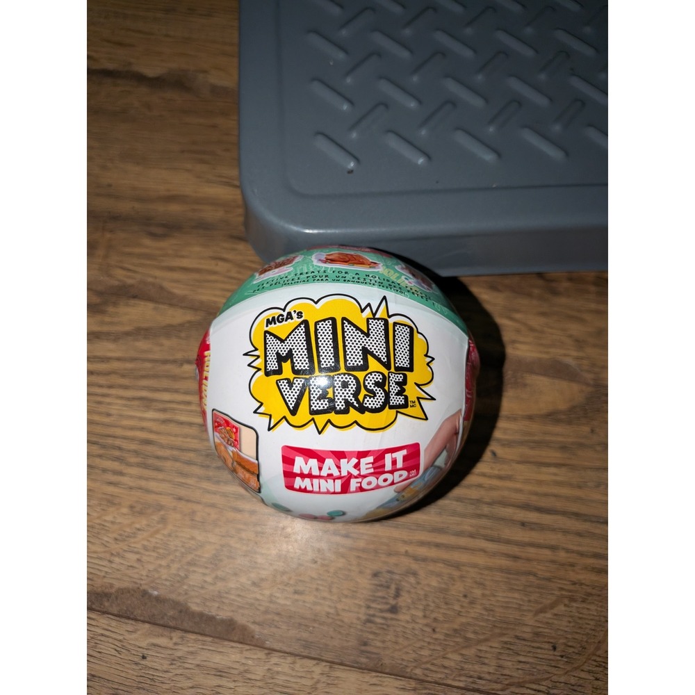 MGA Miniverse Make It Mini Food Holiday Series 1 Surprise Ball DIY Craft 593782